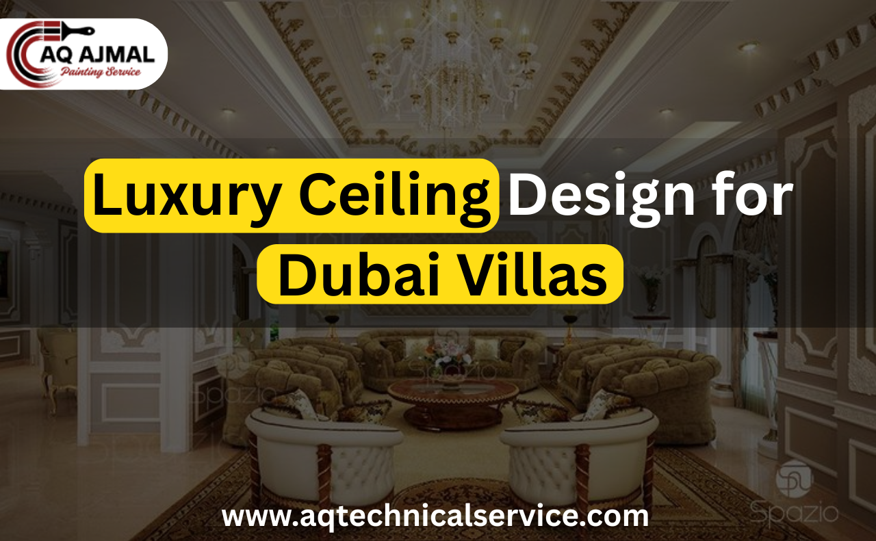 Luxury Ceiling Design for Dubai Villas